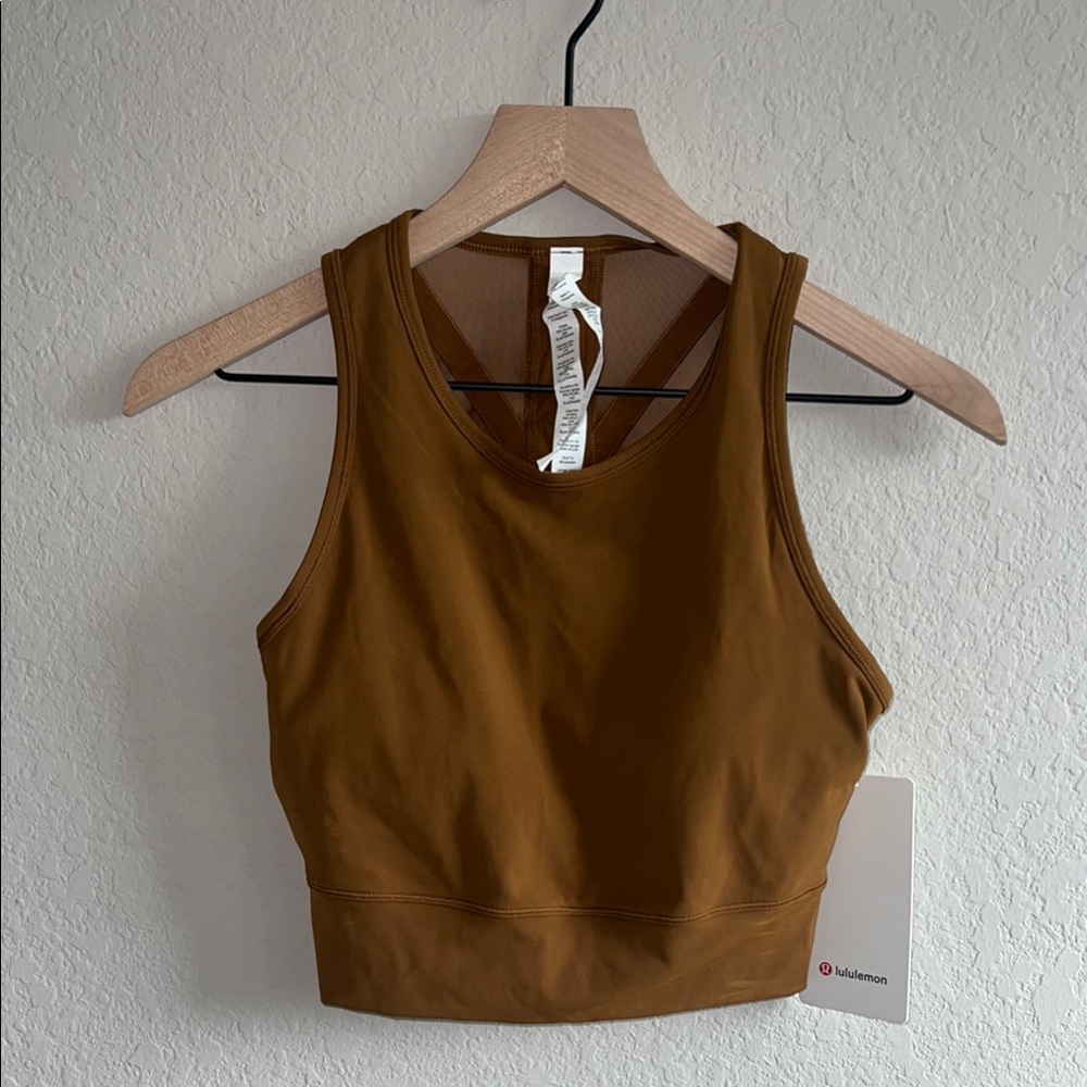 NWT Lululemon Mesh-Back Training Cropped Tank Top Size 6